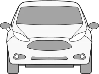 Автомобиль спереди